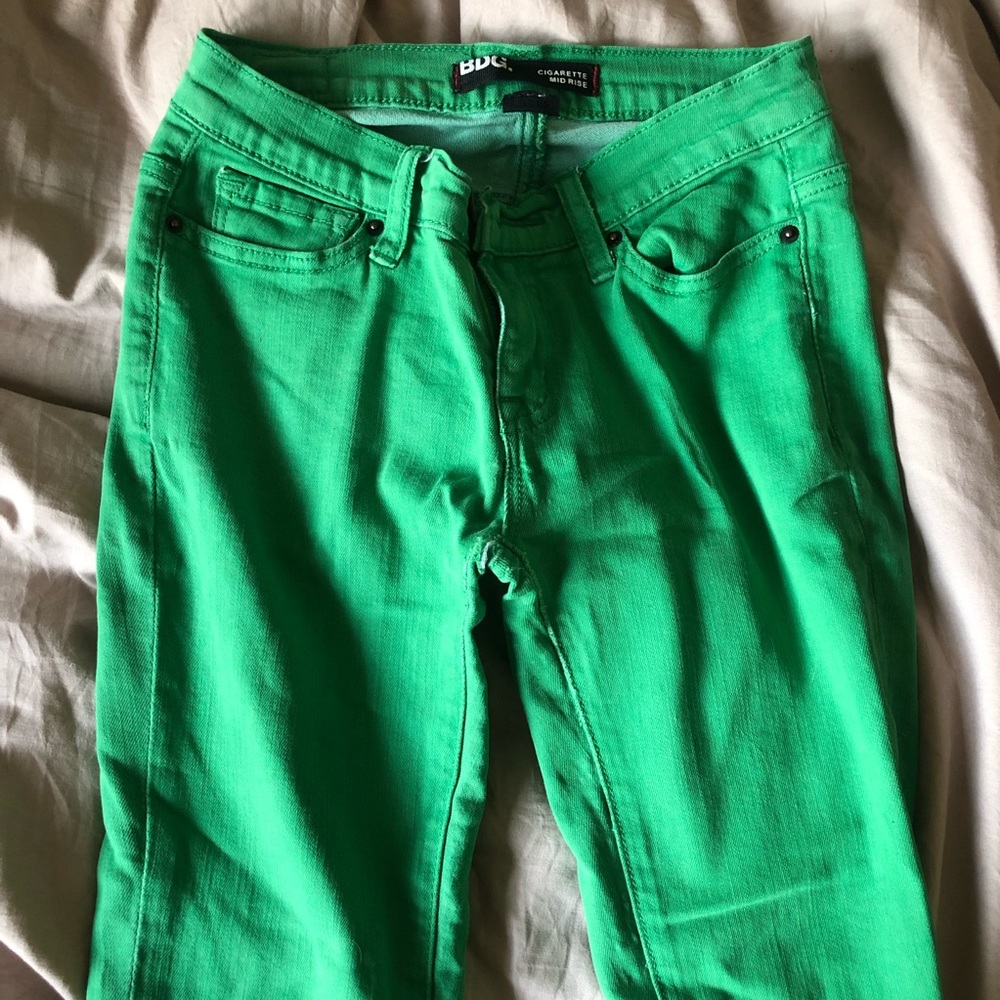 Kelly Green BDG denim
